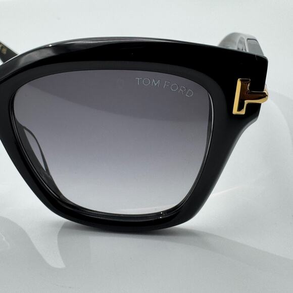 Tom Ford Sunglasses Icon TF1329-F 01B Black Butterfly Gray Gradient Asian Fit main image 11